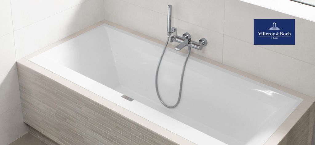 Villeroy & Boch Squaro Edge įmontuojama vonia už gerą kainą!