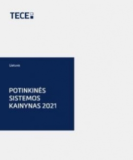 TECE potinkinės sistemos kainynas 2021
